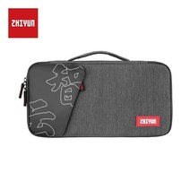 휴대폰짐벌 핸드폰 스마트폰 짐벌 셀카봉 Zhiyun 공식 부드러운 5 짐벌 전화 핸드 헬드 안정기 iphone 14 pro maxsamsung s20 fehuawei 용 3 축, 스토리지 배낭