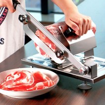 수동 생고기 돼지갈비 채소 절단기 육절기 절단 칼 슬라이서 작두
