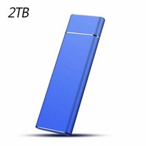 아이폰 외장 하드 메모리 xiaomi oringal 브랜드 8tb 4tb USB메모리, 2TB 블루