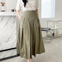 [다잇템] 여자 하비 긴치마 무지 롱스커트