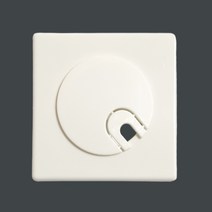에어컨 구멍 마개 배관 마감 덮개 천공 캡 사각 전선 커버 C 50mm
