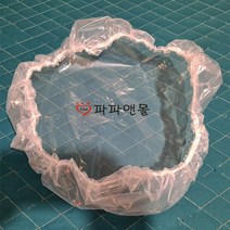 파파앤몰 국산 무독성 원형 고무줄 비닐커버 비닐덮개 눈 비 먼지 급식 위생 호떡 순대 떡볶이 식당 그릇 깨끗하다~, 원형고무줄비닐커버(지름 40cm)