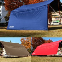 캠핑 블랙코팅 사이드월 렉타타프 그늘막 천막, 310, BRS 블랙코팅 사이드월_초코브라운