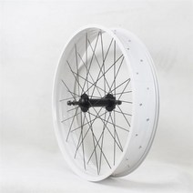 팻바이크 휠포크 자전거 액세서리 MTB 서스펜션 공기 펫바이크 악세사리 종류 라이트 26X4.0 스노우 바퀴 세트 와이드 테두리 알루미늄 26인치 ATV 부품 앞뒤 36홀 100m, 흰색, 앞바퀴