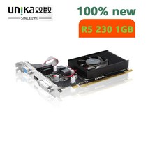 UNIKA R5 230 1G 그래픽 카드 Radeon 시리즈 R5230 1GB 비디오 멀티 스크린 출력 VGA 맵 100%, 한개옵션0
