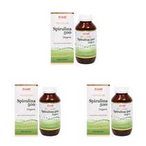 뉴질랜드 스피루리나 / 하이웰 프리미엄 유기농 스피루리나 500mg 500정 x 3병세트