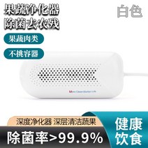과일초음파세척기 최신 가정용 잔류농약 자동제거 과일야채 세척기, 화이트
