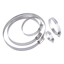 공구라면 ( 09RM ) 호스클램프5p 나비형호스클램프 스틸호스클램프 호스밴드 파이프클램프, [선택20]호스클램프80-100(일반)5p