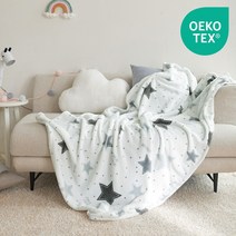 아이자리 유아용 밍크 극세사 담요 소형(100 x 75cm), 트윙클