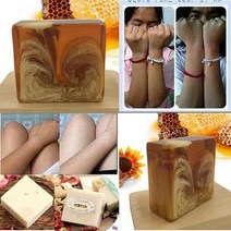 자연 꿀 우유 비누 글루타티온 미백 피부 미용 표백 코직산, 단일수량