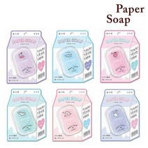 Paper Soap 휴대용 종이비누 큐리아 6종세트 묶음할인, 1세트, 30g