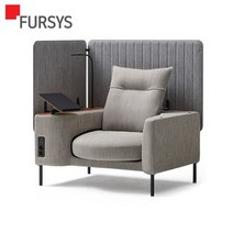 퍼시스 PLAYWORKS CSA601TVLFD/VRFD 플레이웍스 소파_연결형/ 기능형 (LED램프+멀티탭+랩탑거치대+팰트스크린), VL(좌형)_2M4C