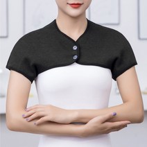 방한 어깨 워머 덮개 여성 따뜻한 어깨 조끼 케이프 토시 등산 골프 방한용품 L