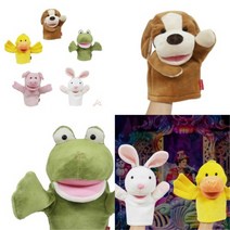 LUCK 말하는 손인형 가축세트 (5종) 구연동화인형 유아손인형 유아장난감