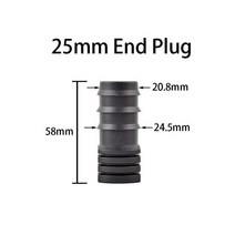 정원 관개용 Pe 튜브 16 20 25mm 티 팔꿈치 동일한 바브 커넥터 엔드 플러그 감속기 티 6개, 12L