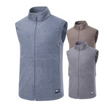 콜핑 1904VK758M 초극세 폴라 폴리스 남성 겨울 후리스 남성 등산 조끼