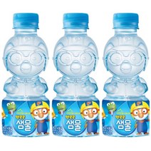 팔도 뽀로로 샘물 250ml 3개 낱개 지리산 샘물