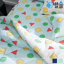 짱구도형 이불 패드 아이들방 먼지없는 이불 퀸 Q