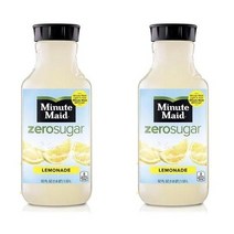 Minute Maid 미닛메이드 제로슈거 무가당 레몬에이드 주스 1.54L 2팩 Zero Sugar Lemonade Bottle