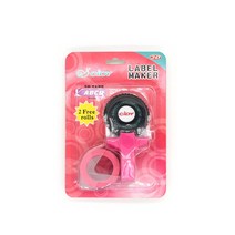 표라벨기 가정용 미니 휴대용 수동 라벨 기계 3D 엠보싱 타자기 9mm dymo 핸드 커튼 장식 테이프 종이, [03] 3