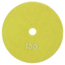 5 인치 125mm 습식 다이아몬드 연마 패드 대리석 화강암 그릿, 50방, 흰색 회색
