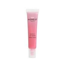 Honest Beauty Gloss-C 립글로스 파피 토파즈 코코넛 오일 + 호호바 씨드 오일 함유 | EWG 인증 + 피부과 테스트 완료 & 비건 + 크루얼티프리 | 9.5m, pink agate