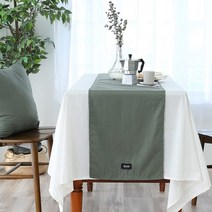 아망떼 퍼니타임 순면 워싱 테이블러너5color, 상세설명 참조, 다크브라운
