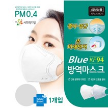 블루인더스 블루본 KF94 마스크 대형 50매 새부리형
