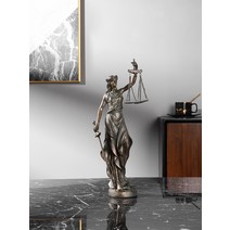 정의의 여신 대법원 조각상 법률 사무소 법원 장식품, 스타일 B