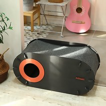 런메이크 웜 해먹하우스-고양이집 캣타워 스크래쳐 장난감 침대 하우스형, 하우스02.레드