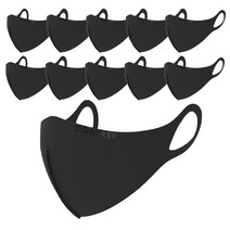 디디 쿨 3D 입체 폴리우레탄 스펀지 빨아쓰는 연예인 패션 컬러 블랙 마스크