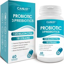 프로바이오틱스 CANLIST CFU 100억유산균 영양제직구, [01] 블루1