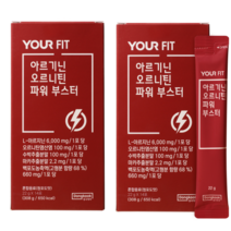 동국제약 유어핏 아르기닌 오르니틴 파워 부스터 22g x 14포 2박스