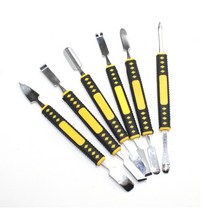 자동차판금 자동차 정비공구금속 분해 스틱 세트 범용 지렛대 키트 휴대 전화 수리 도구 화면 블레이드 프, 08 6PCS Set