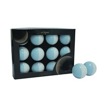 Nitro Eclipse 니트로 이클립스 반반골프공 12구 반반공, White/Light Blue