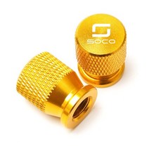 슈퍼쏘코 tc for super soco cpx cumini cux max wonderer tcmax tc mac ts 50 ts50 tc50 오토바이 타이어 밸브 캡 타이어, 금, 1개