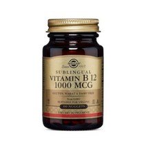 솔가 비타민 B12 1000mcg 너겟 글루텐 프리 비건 100정, 100, 1개