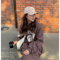 캐주얼 기모 롱 후드 원피스