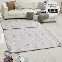 일월 플러스 투웨이 온수 매트 싱글+더블 세트, 단품없음