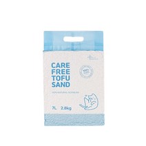 [마이펫닥터] 케어프리 두부모래 고양이 모래 2.8kg 1ea, 케어샌드