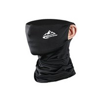 별별상자 자전거 귀걸이 넥마스크, 블랙