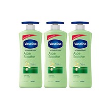 바세린 알로에 수드 로션 400ml x 3개 / 피부 보습, 없음