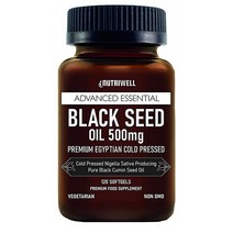 뉴트리웰 이집트 콜드프레스 블랙씨드오일 500mg 120소프트젤 NUTRI WELL Black Seed Oil