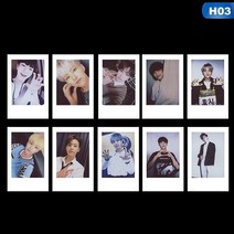 포카 포토카드 시즌그리팅 10 개대 Kpop 17 새 앨범 자체 제작 카드 LOMO 편지지, [02] H03