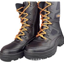 소방 방화 긴급 구조 가죽 부츠 방염 전투 부츠