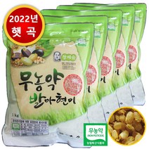 22년햇곡 장세순 무농약 발아현미 1kg 5봉 정품 본사발송, 1세트, 5kg