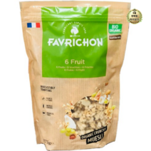 라이브잇 파브리숑 유기농 과일 크런치 뮤즐리 시리얼, 375g, 9개