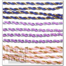 핸디몰 꽈배기줄 과배기끈(카바링사)트와이끈, 꽈배기줄롤(분홍)