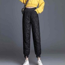 구스다운 여성 패딩 우모바지 방한복 조거 팬츠 2XL