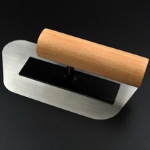 사다리꼴 스테인레스 스틸 석고 흙손 건설 콘크리트 긁기 도구 타일 바닥 벽 시멘트 진흙, 한개옵션0